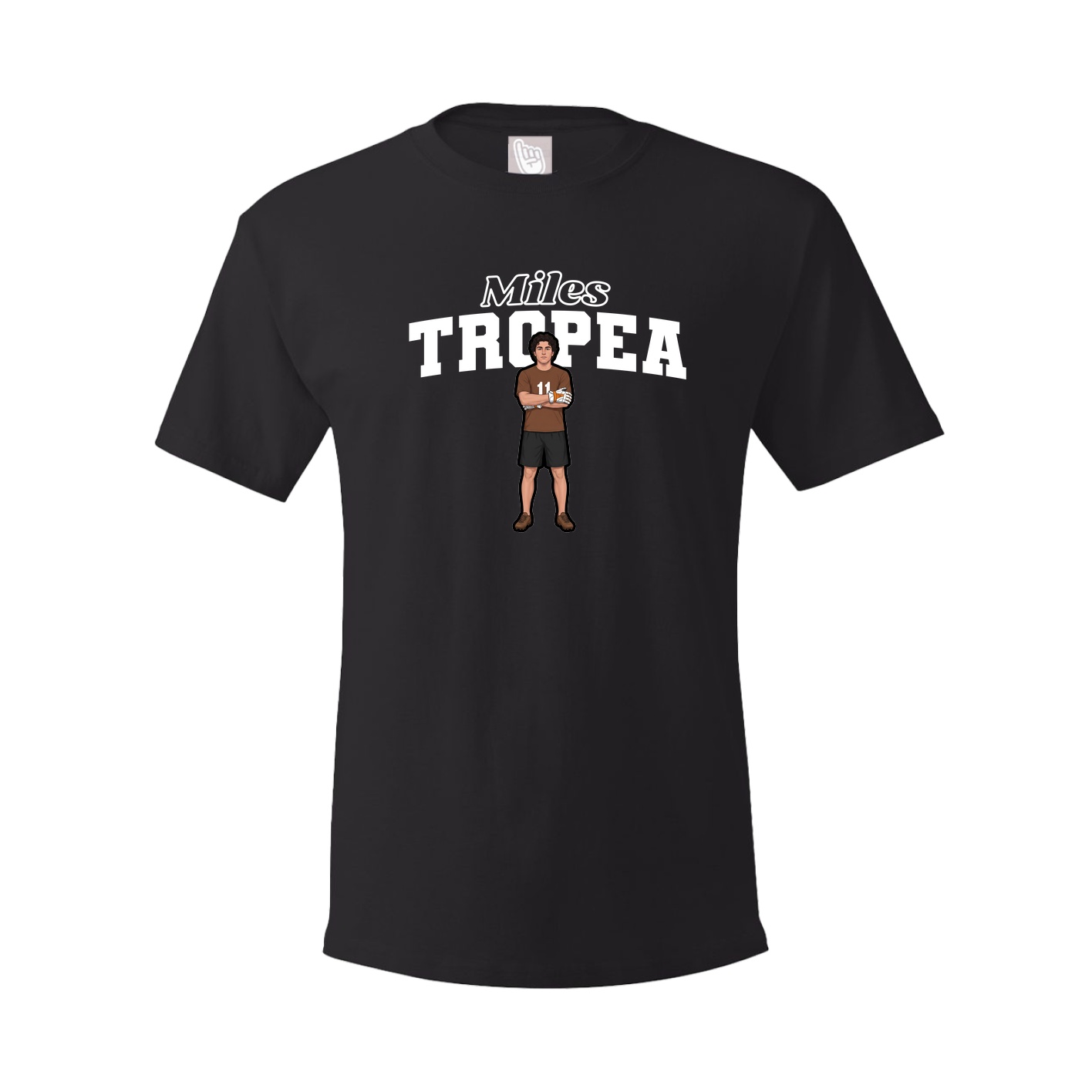 Youth Tee — Name Arch in Black