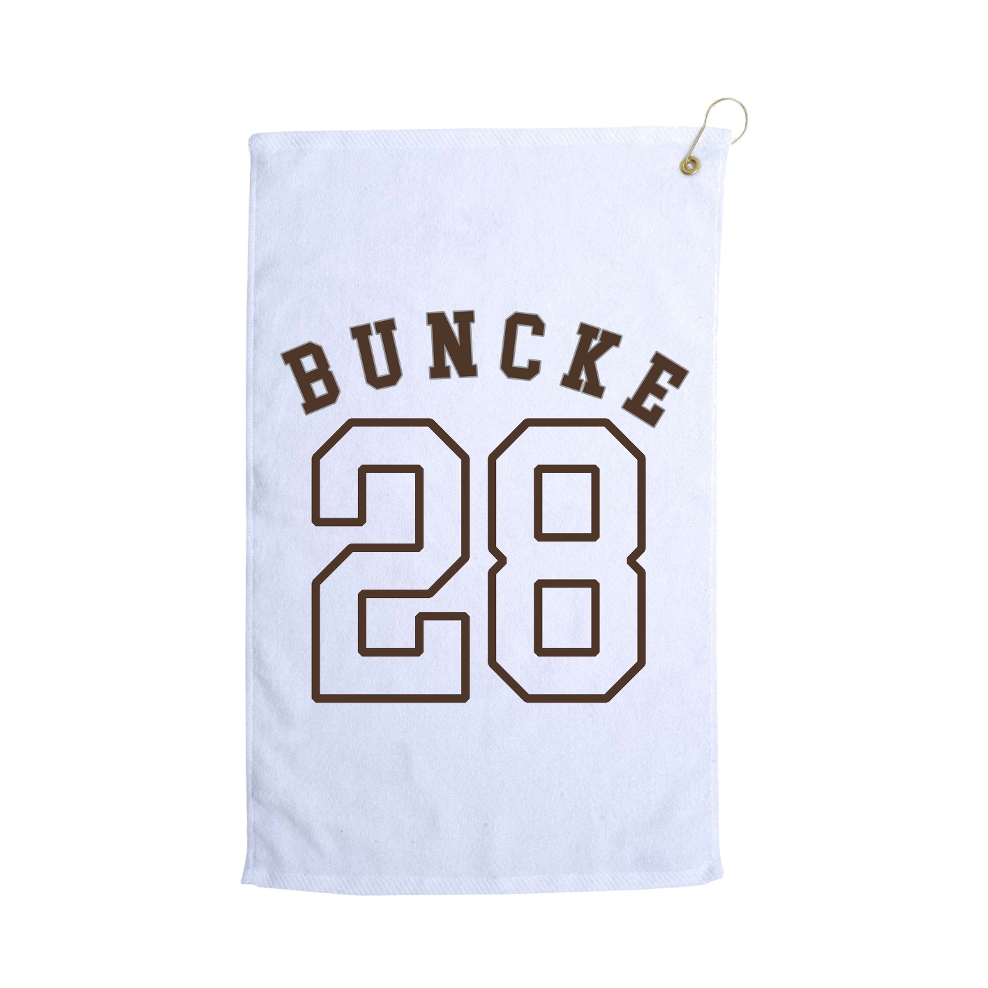 Golf Towel — Shirsey Arch in White