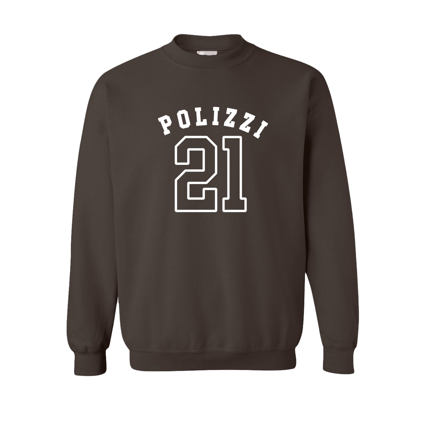 Fleece Crew — Shirsey Arch in Brown