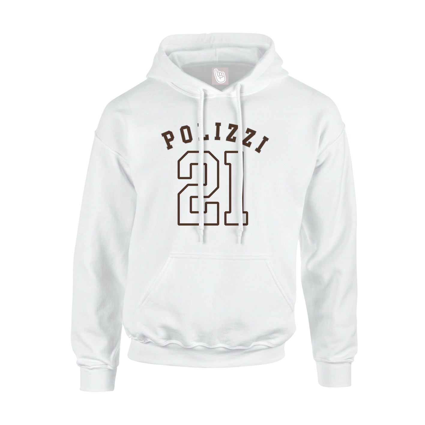 Youth Hoodie — Shirsey Arch in White