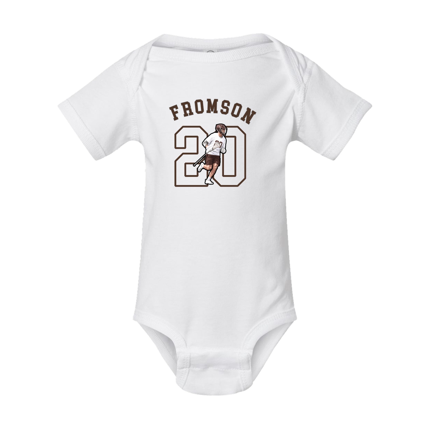 Baby Onesie — Shirsey Arch in White