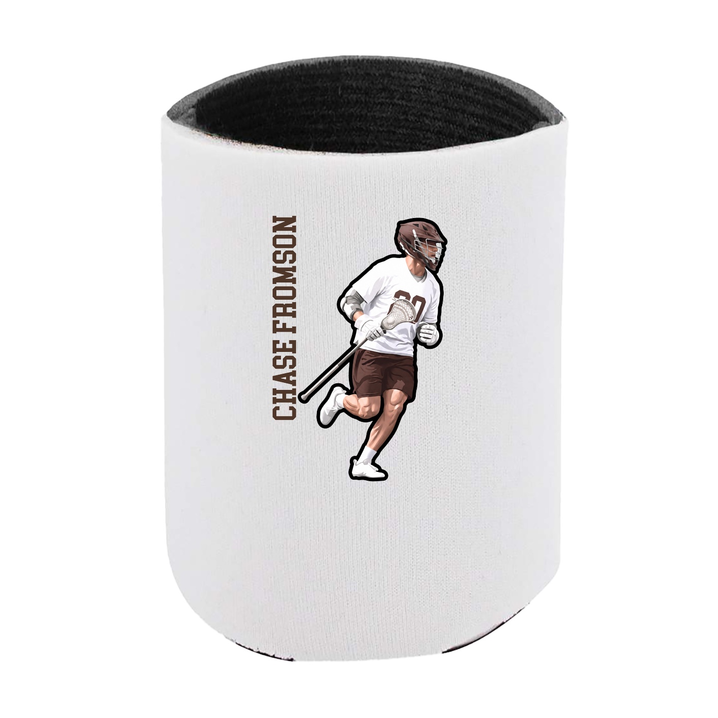 Can Holder — Name Vertical in White