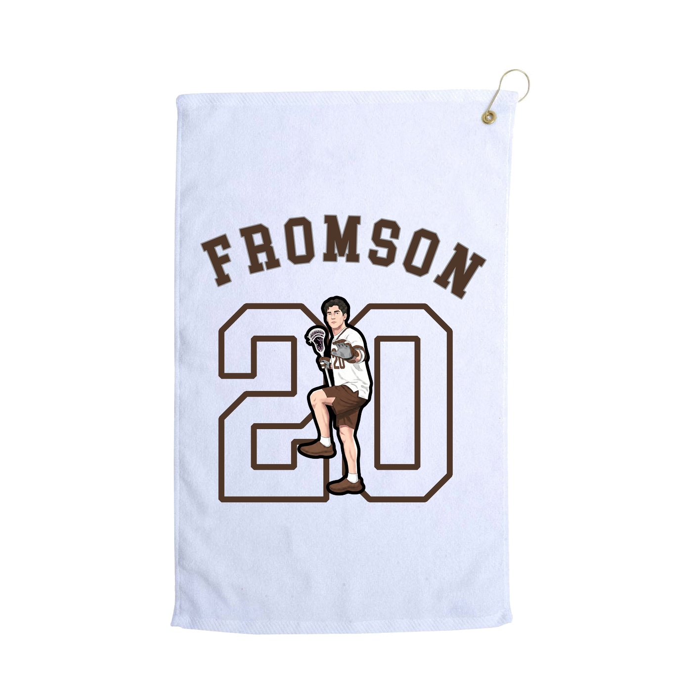 Golf Towel — Shirsey Arch in White
