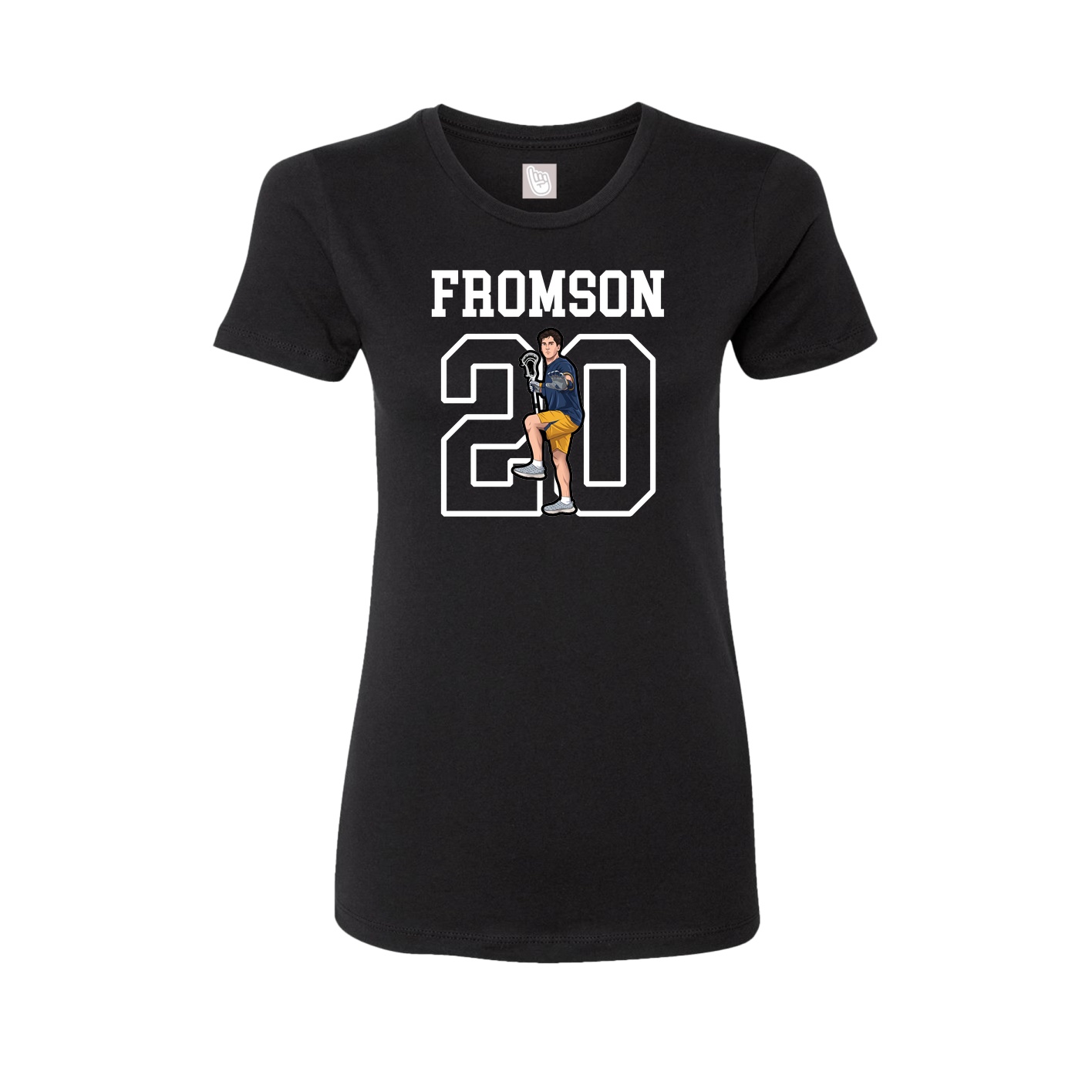 Fitted Women's Tee — Shirsey in Black