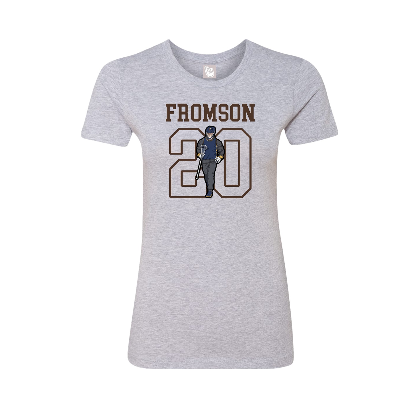 Fitted Women's Tee — Shirsey in Grey