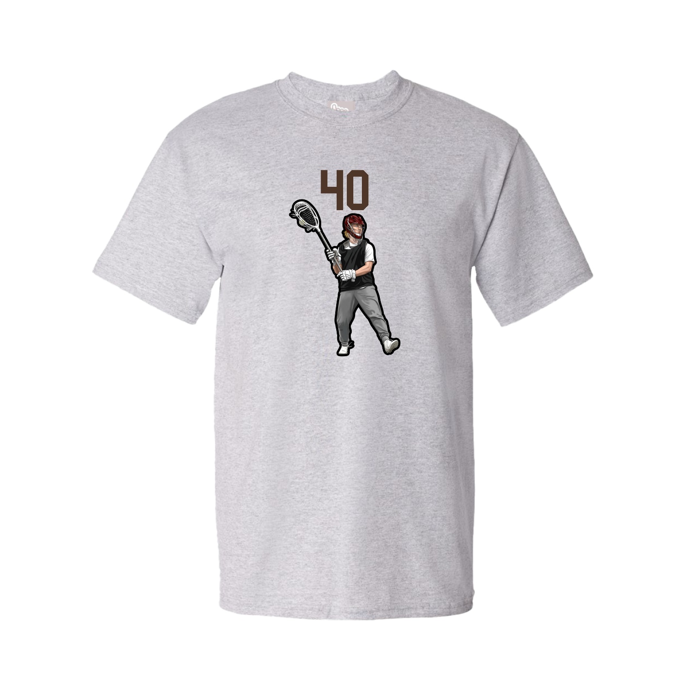Tee — Number Top in Grey