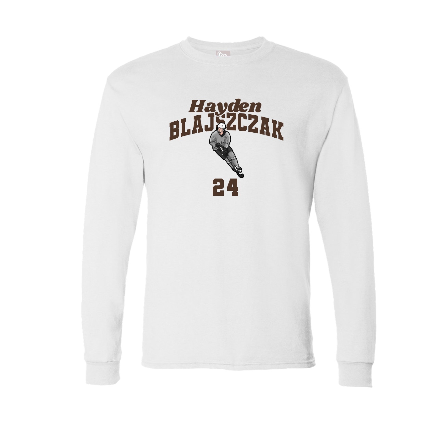 Long Sleeve Tee — Signature Arch in White