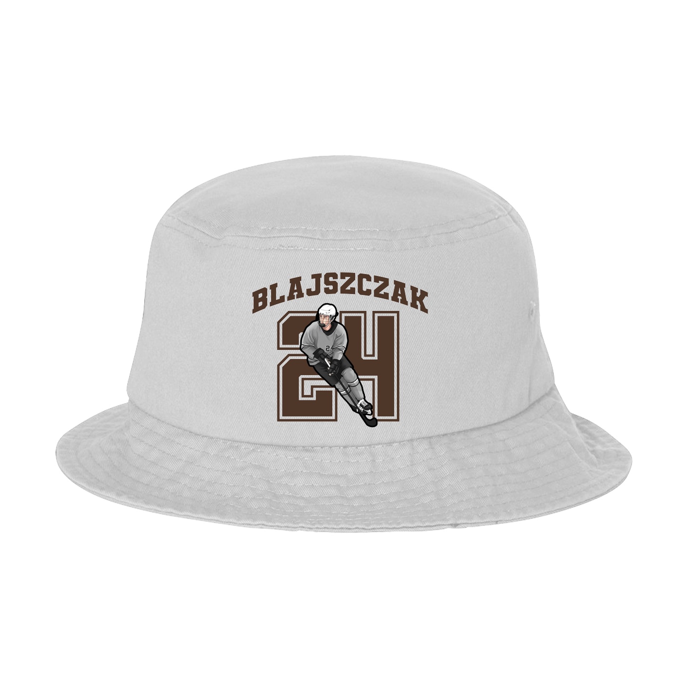 Bucket Cap — Number in White