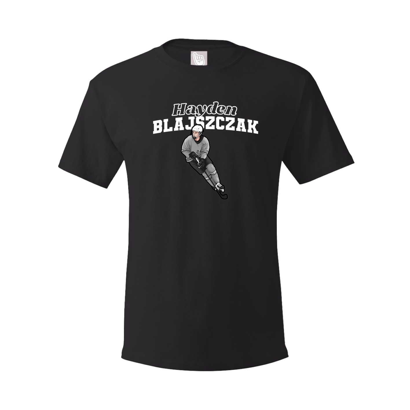 Youth Tee — Name Arch in Black