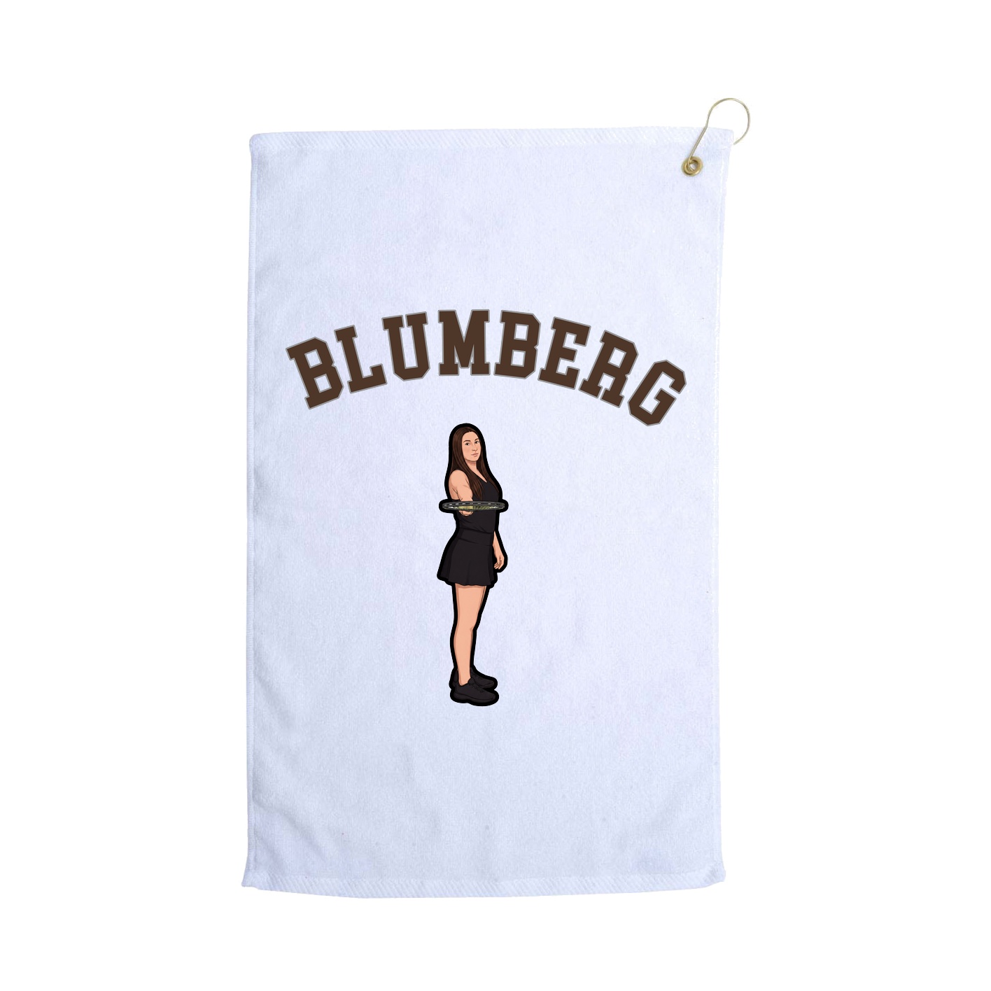 Golf Towel — Shirsey Arch in White