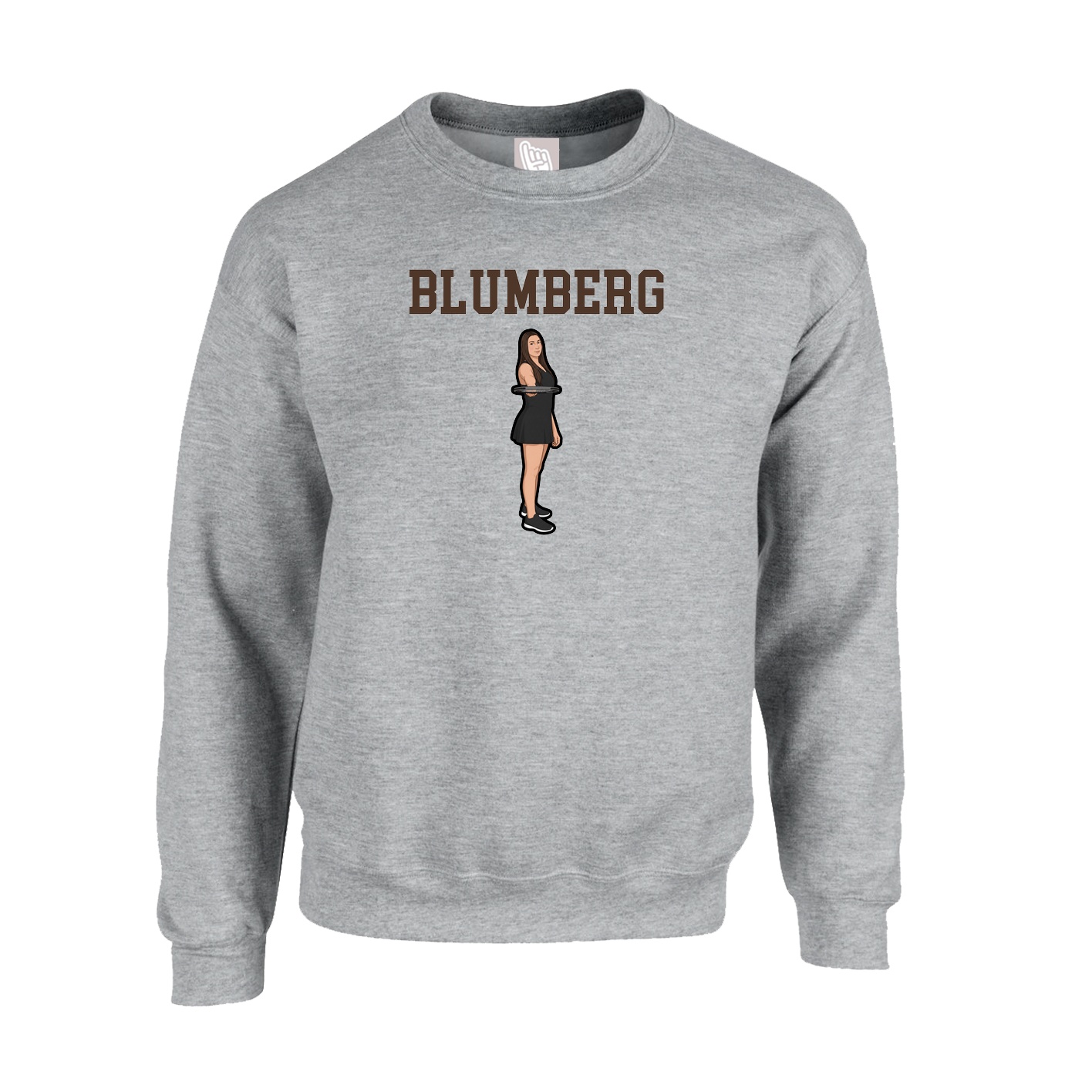 Fleece Crew — Shirsey in Grey