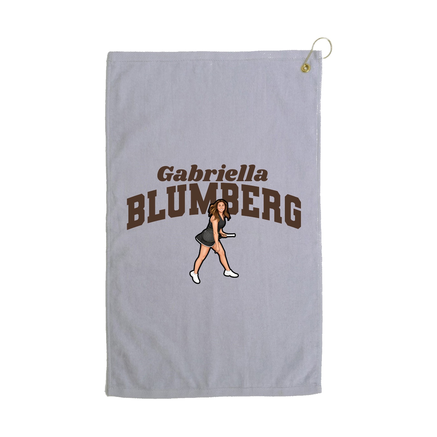 Golf Towel — Signature Arch in Grey