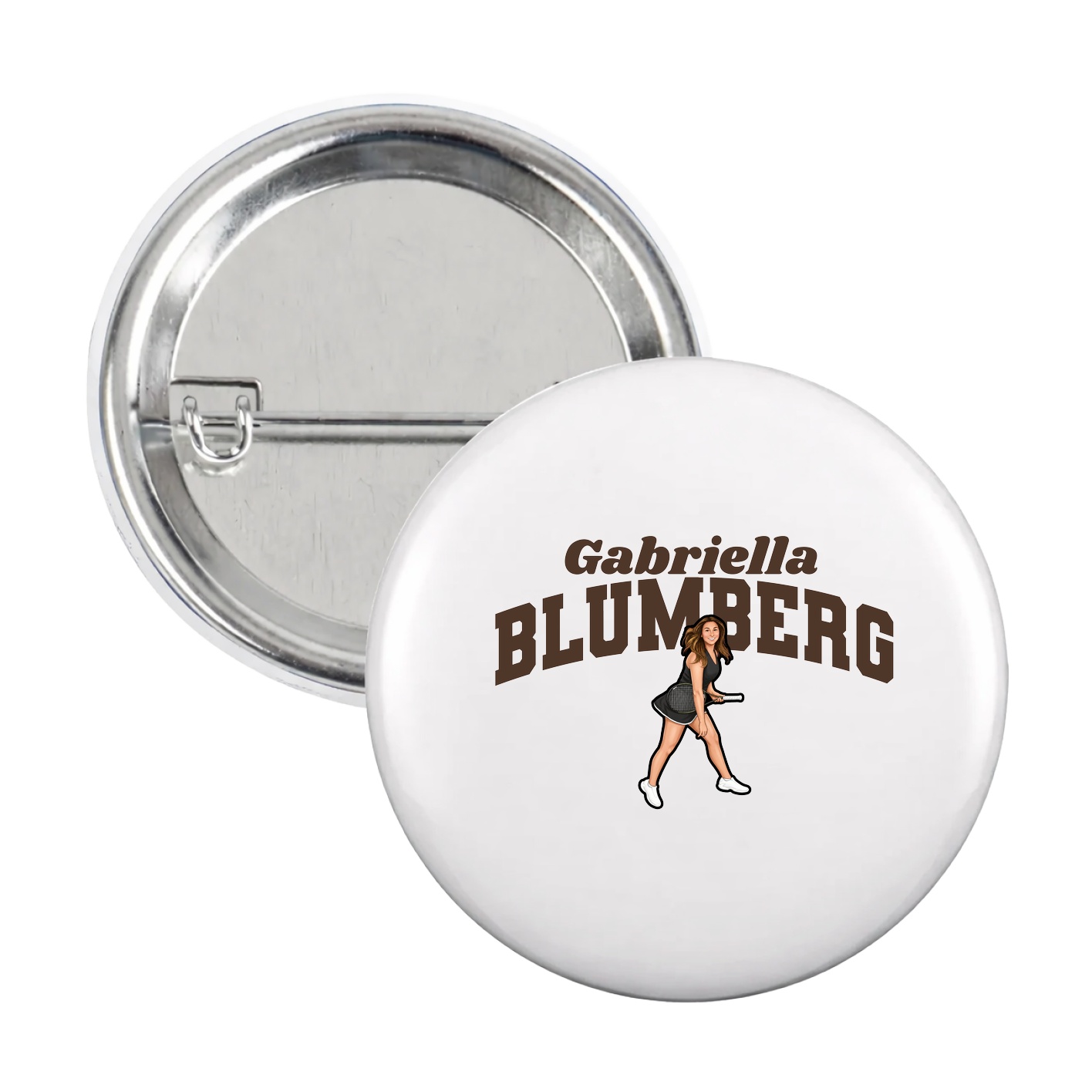 Game Day Button — Signature Arch in White