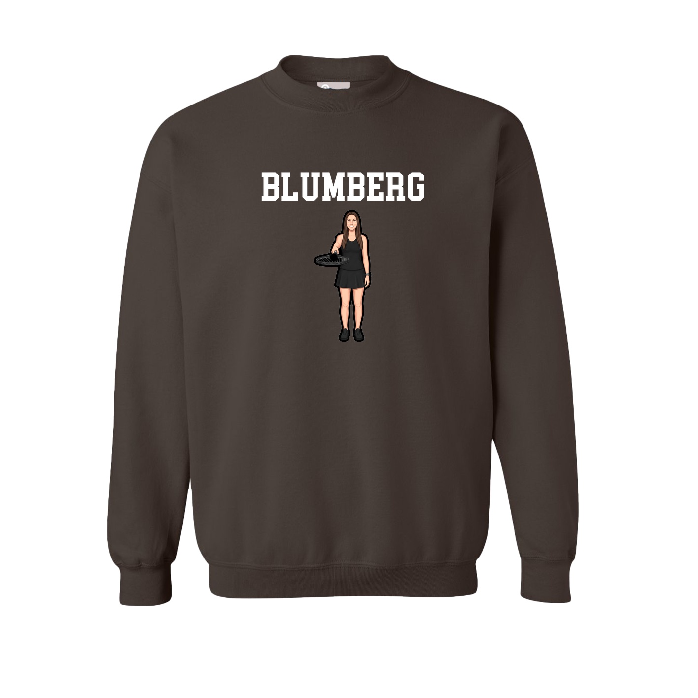 Fleece Crew — Shirsey in Brown