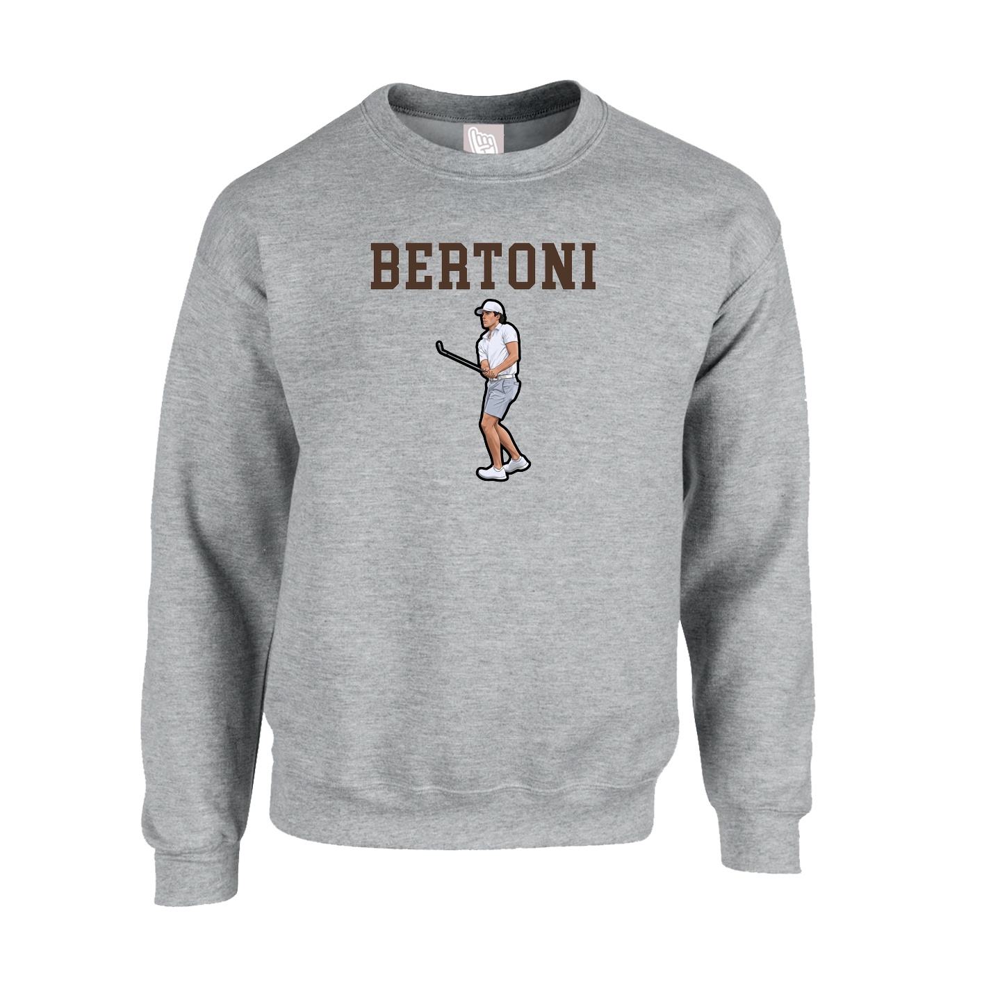 Fleece Crew — Shirsey in Grey