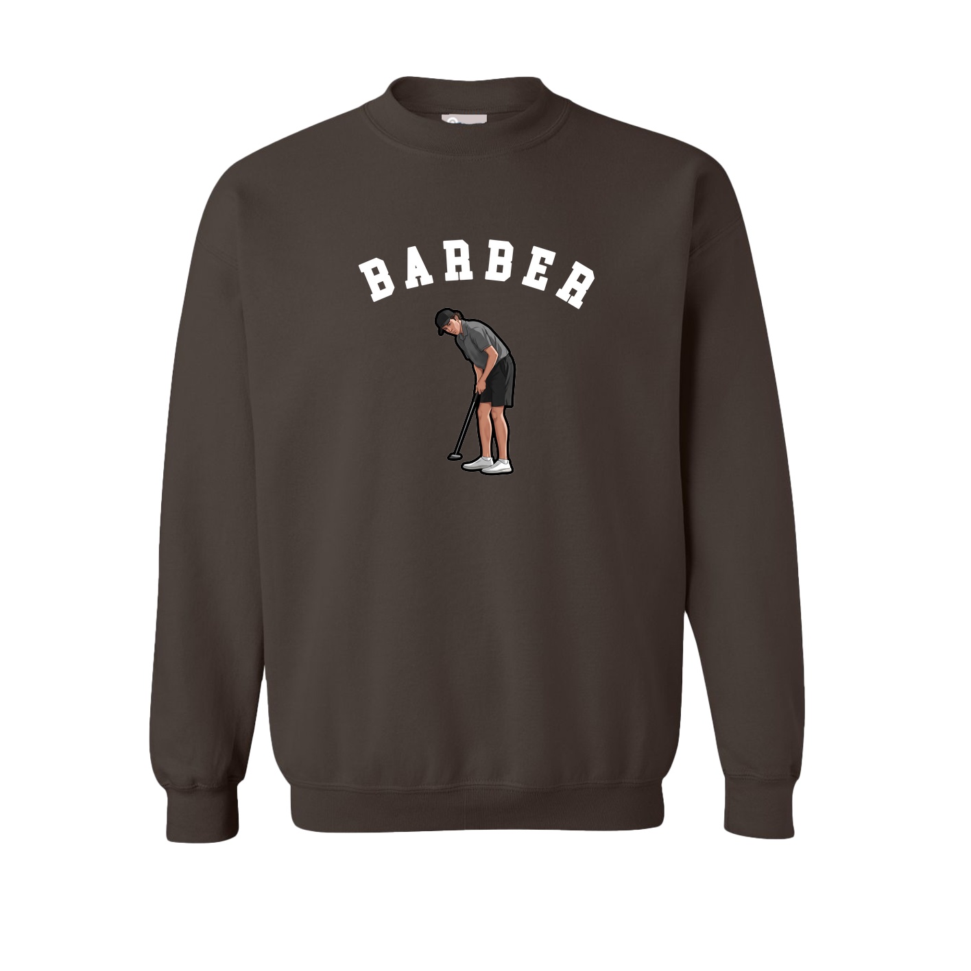 Fleece Crew — Shirsey Arch in Brown