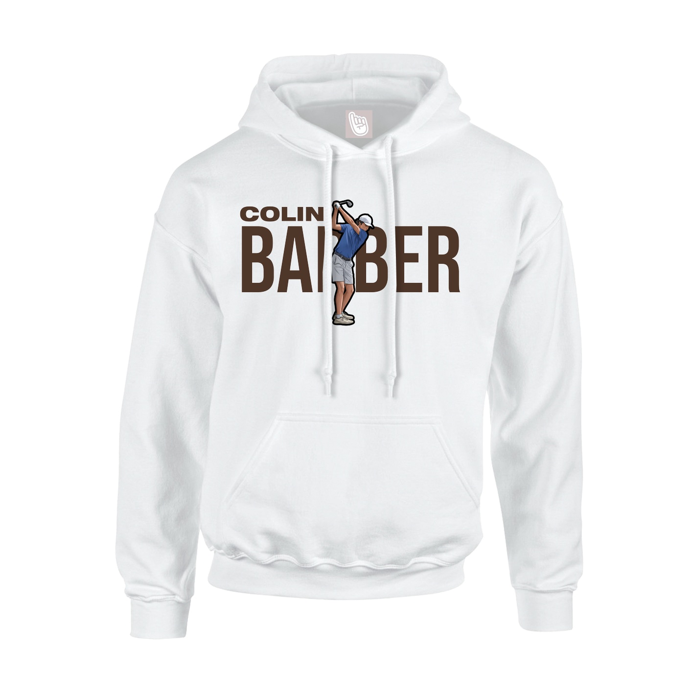 Youth Hoodie — Player Name in White