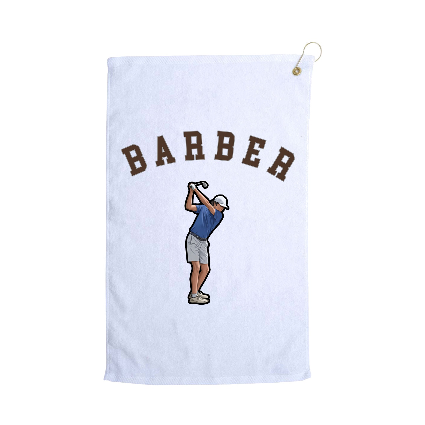 Golf Towel — Shirsey Arch in White