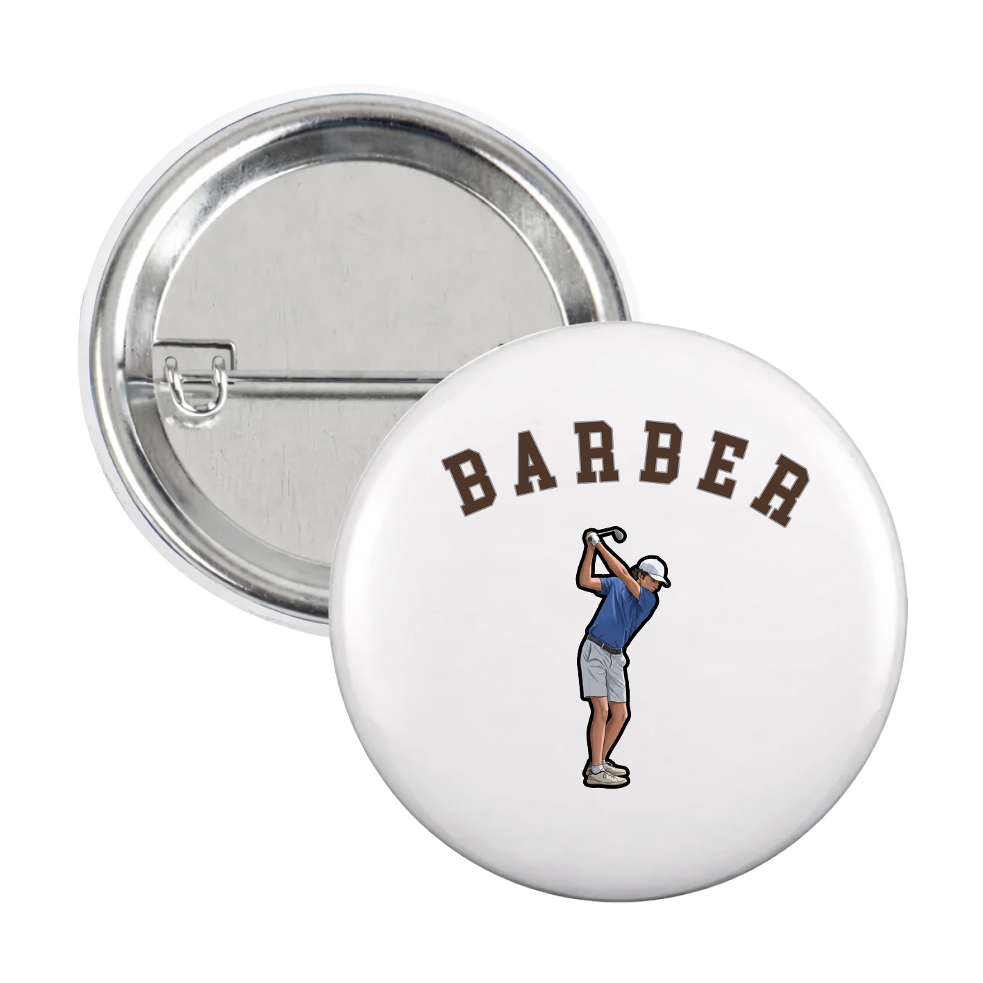 Game Day Button — Shirsey Arch in White