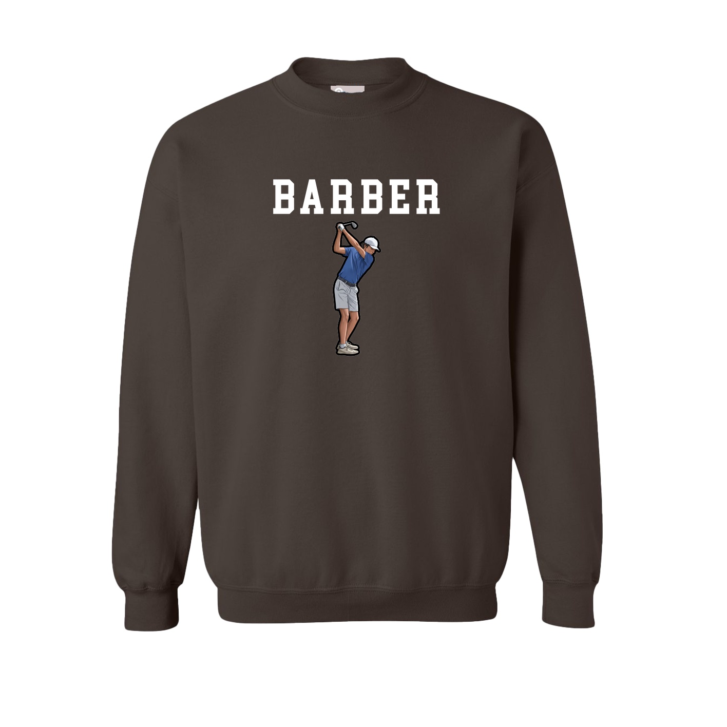 Fleece Crew — Shirsey in Brown