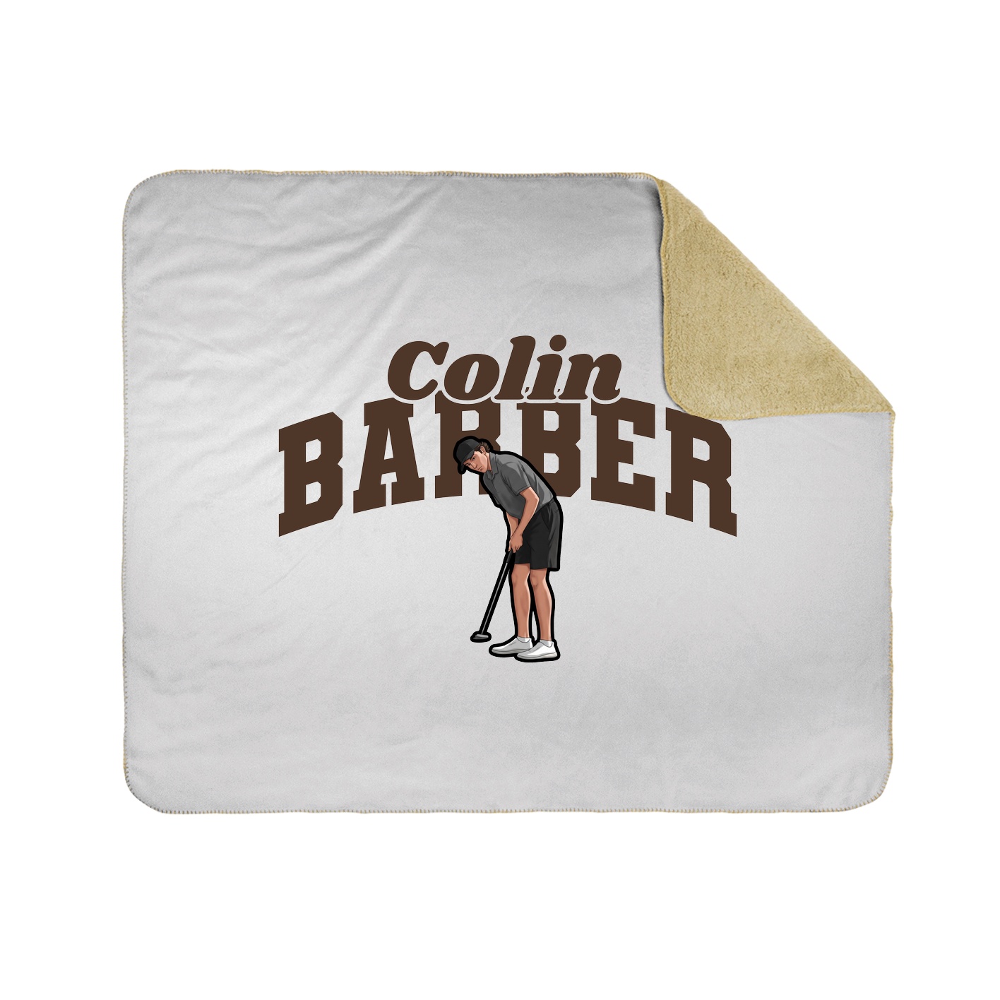 Throw Blanket — Signature Arch in White