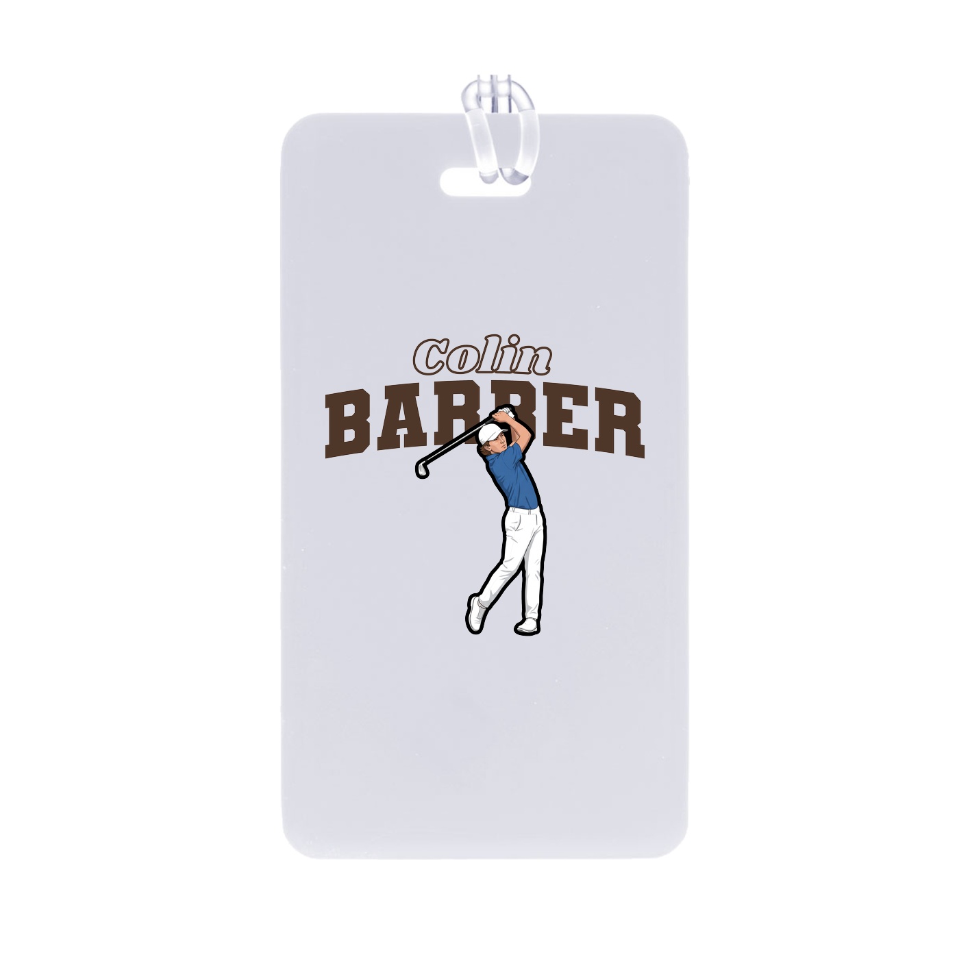 Bag Tag — Name Arch in Classic
