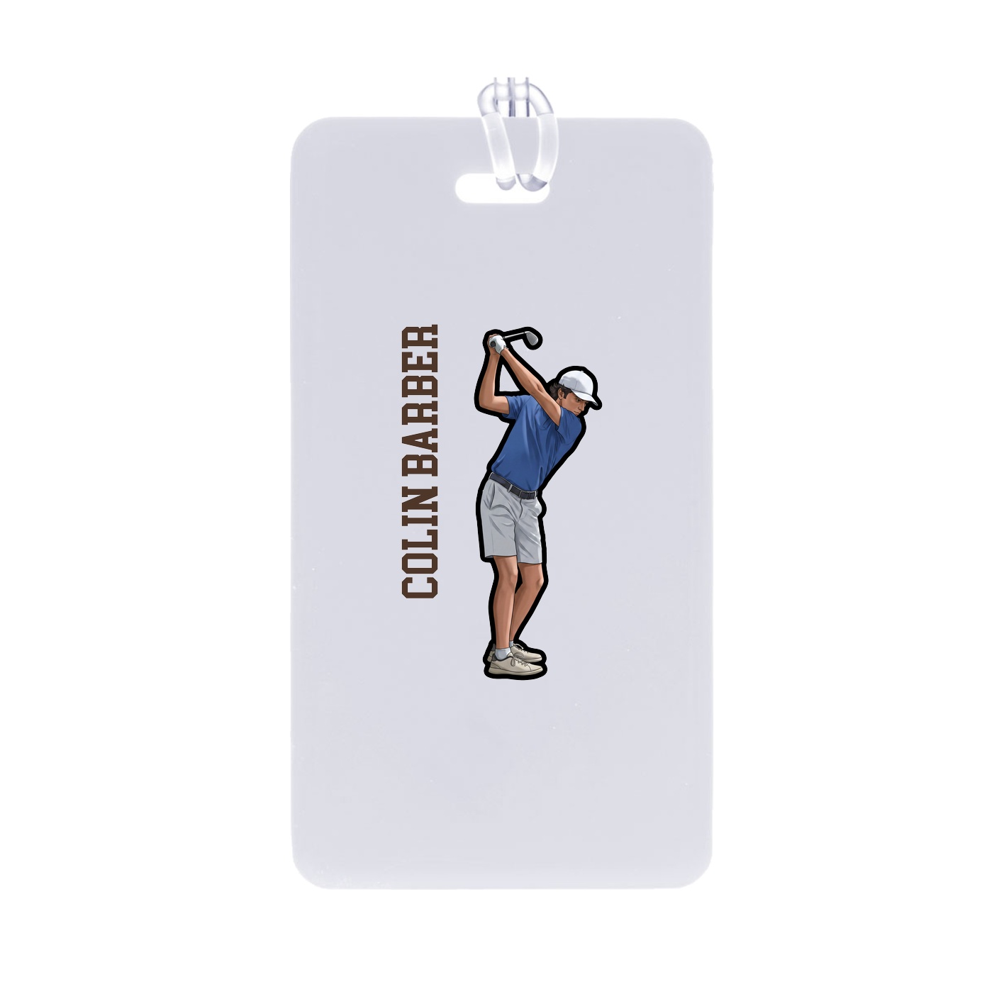 Bag Tag — Name Vertical in Classic