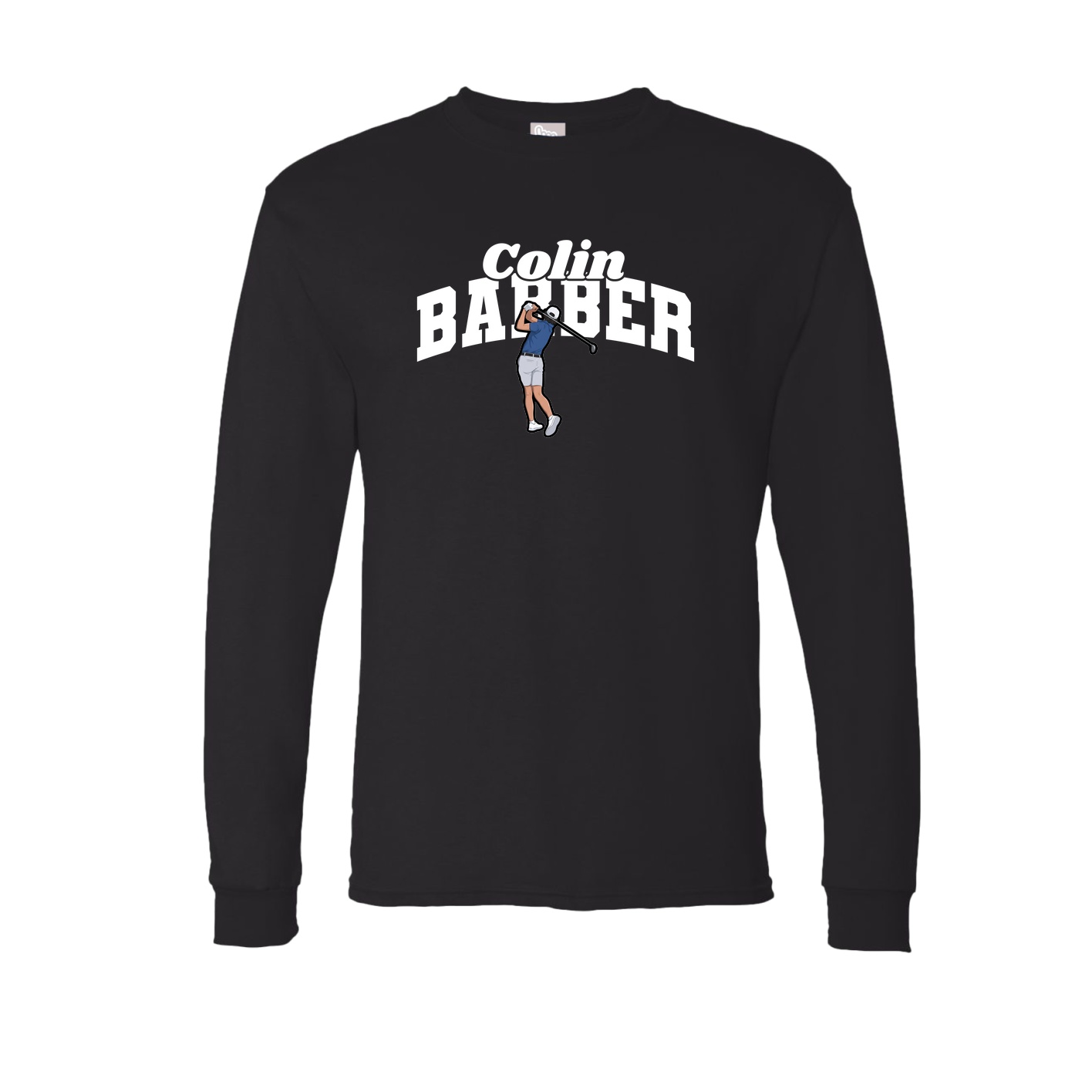 Long Sleeve Tee — Signature Arch in Black