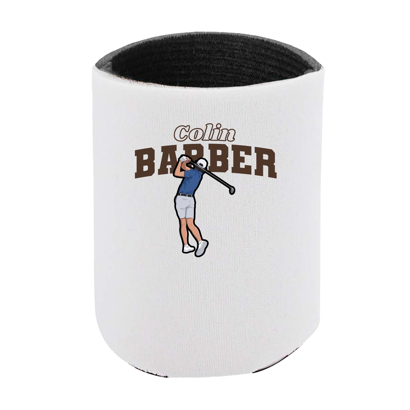 Can Holder — Name Arch in White