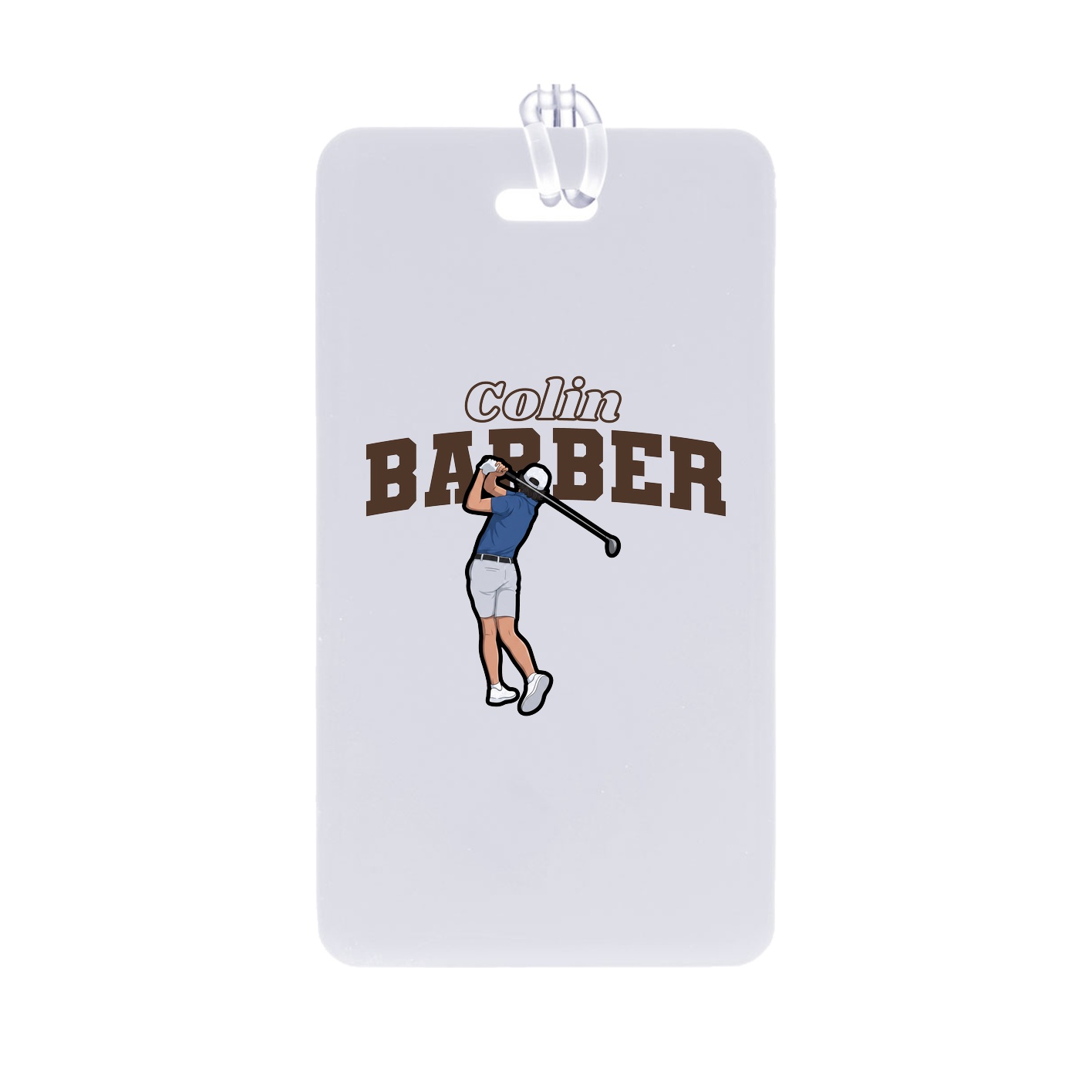 Bag Tag — Name Arch in Classic