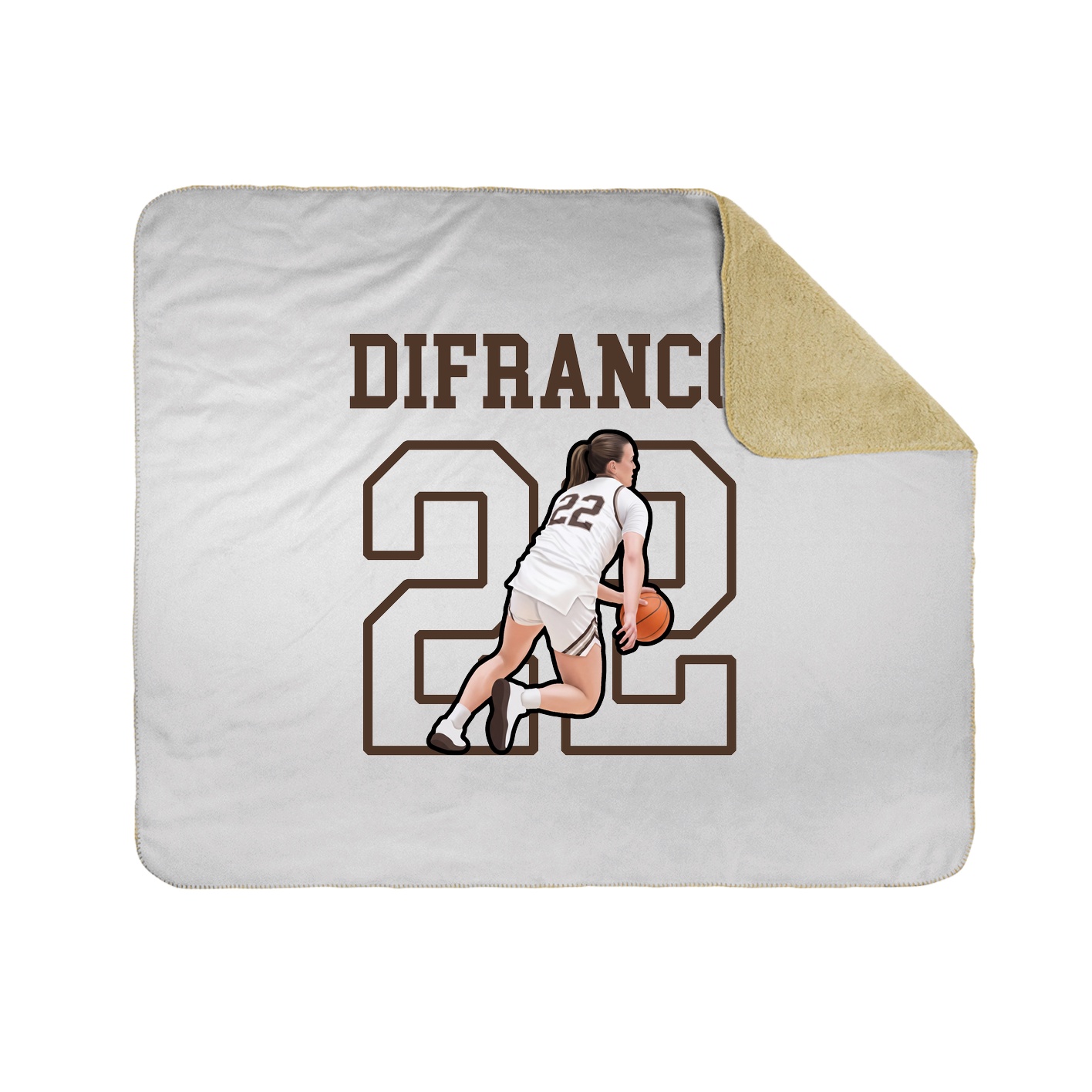 Throw Blanket — Shirsey in White