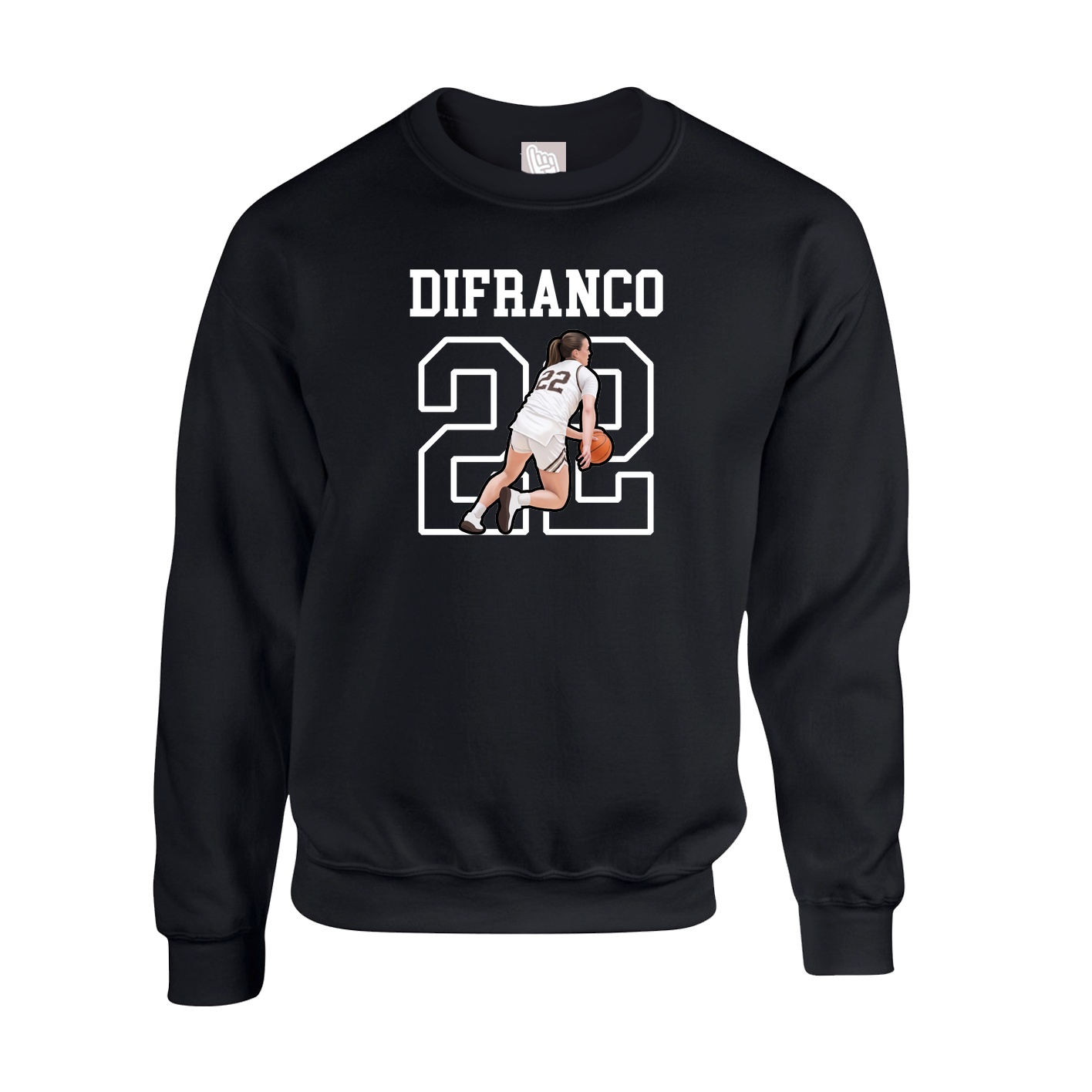 Fleece Crew — Shirsey in Black