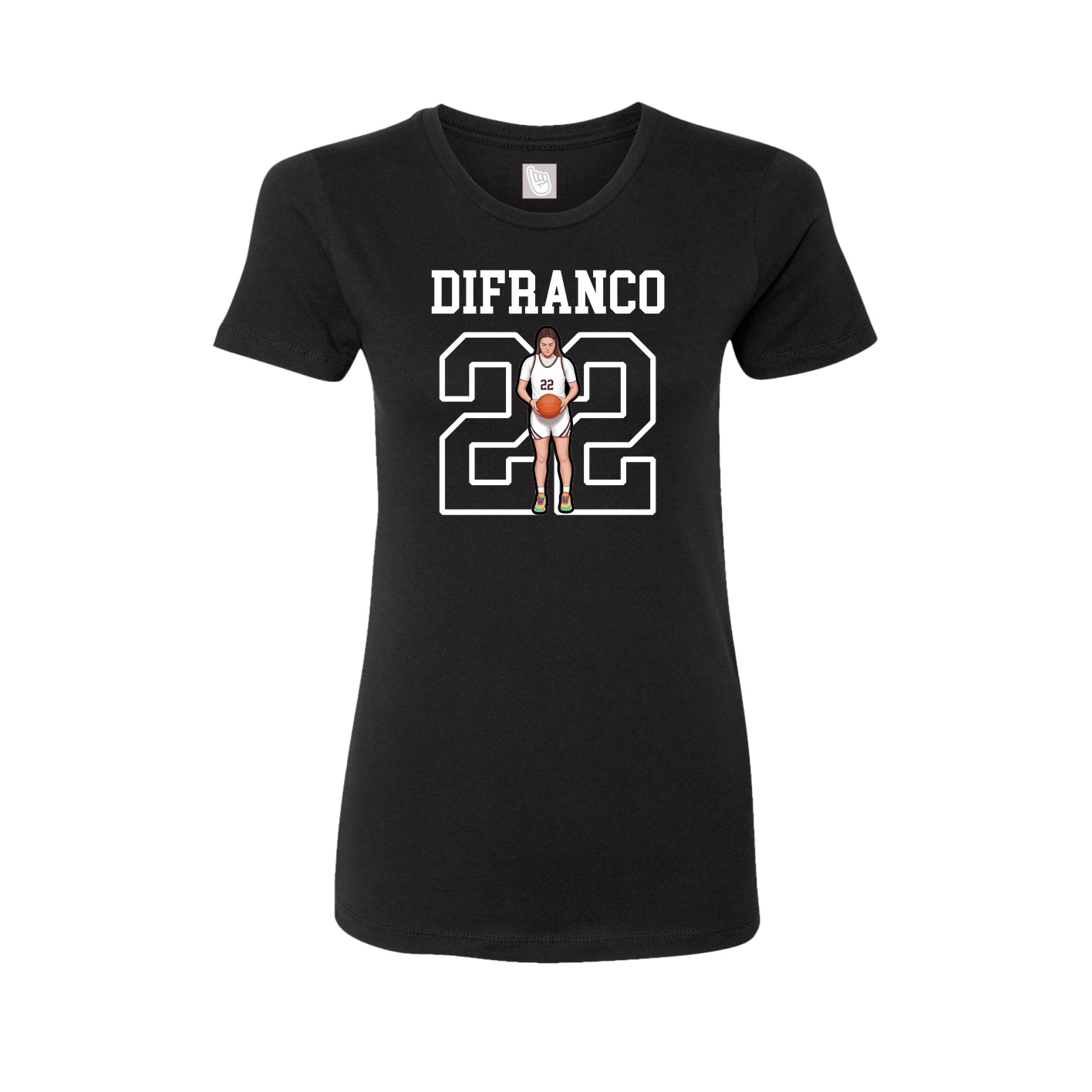 Fitted Women's Tee — Shirsey in Black