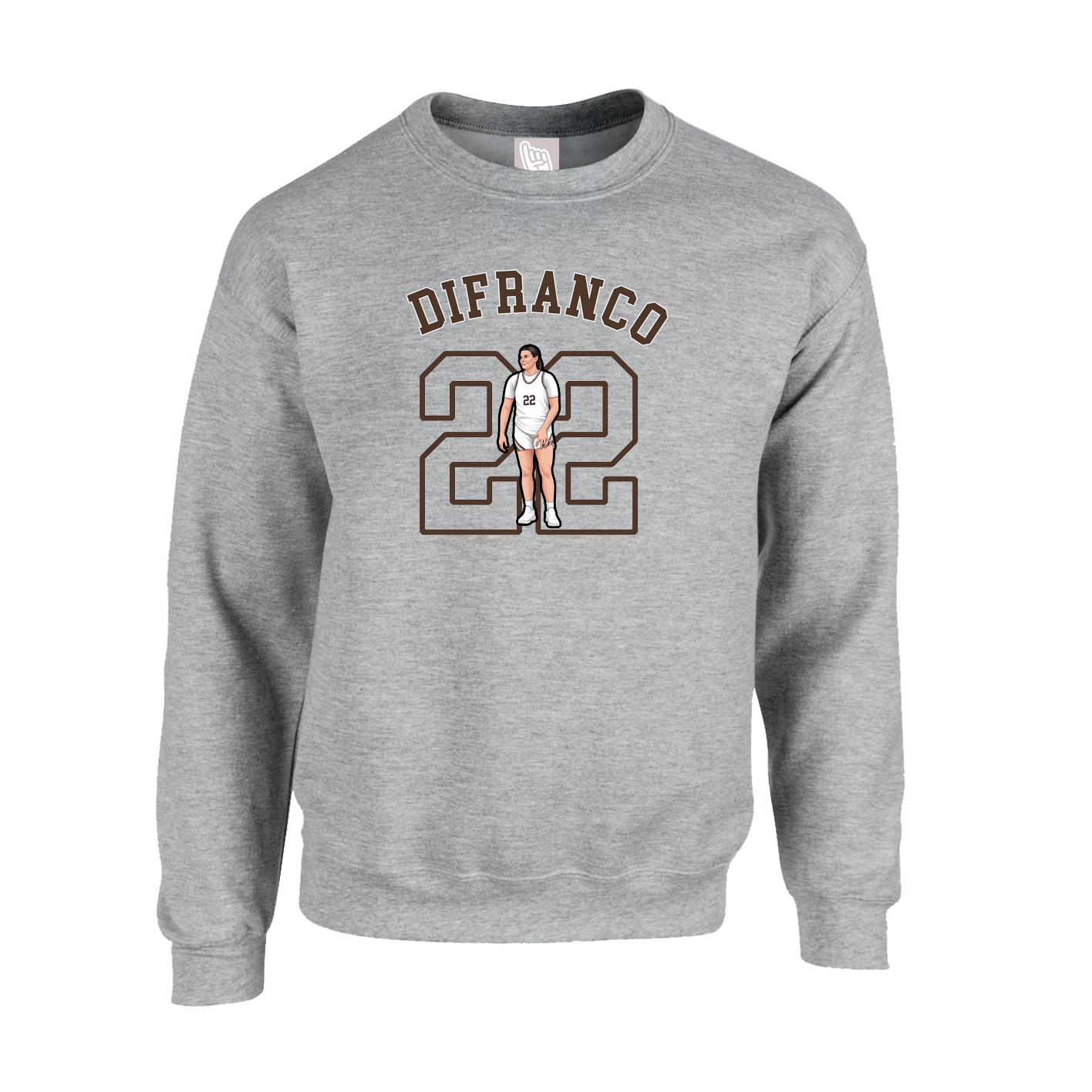 Fleece Crew — Shirsey Arch in Grey
