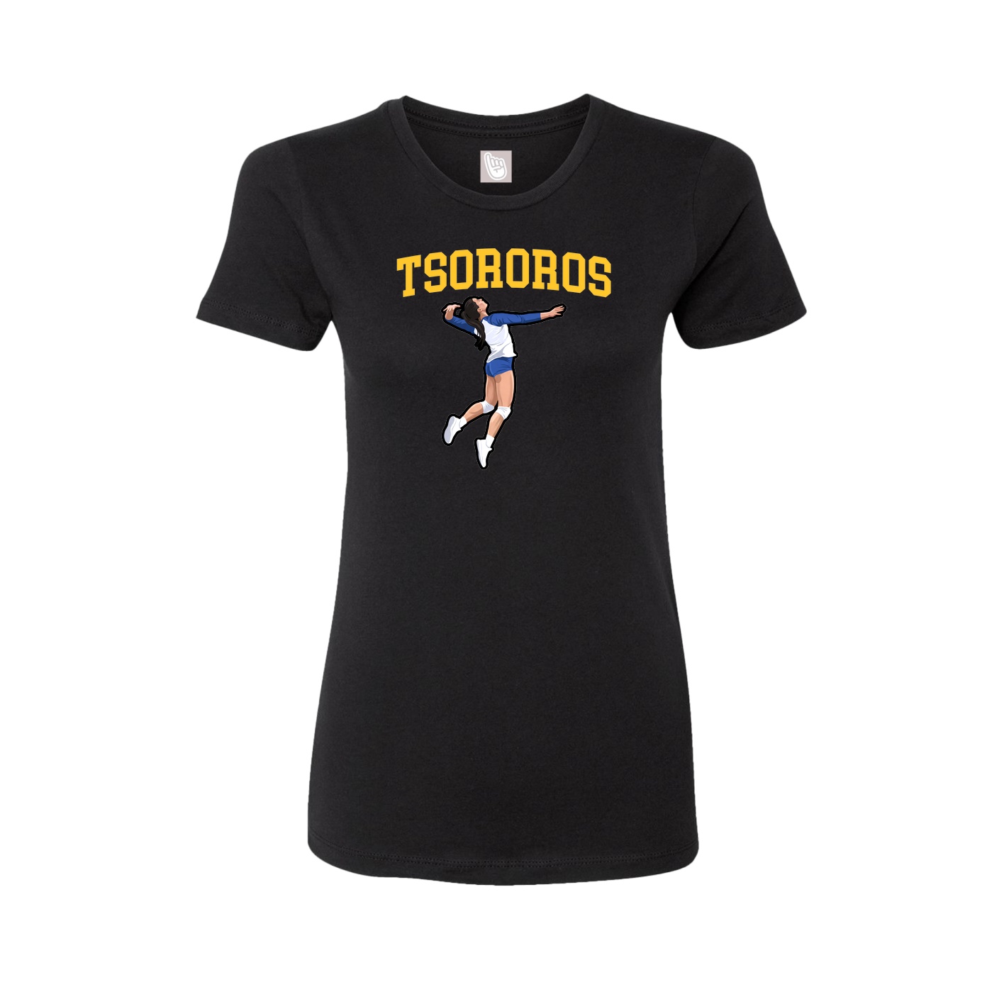 Fitted Women's Tee — Shirsey in Black