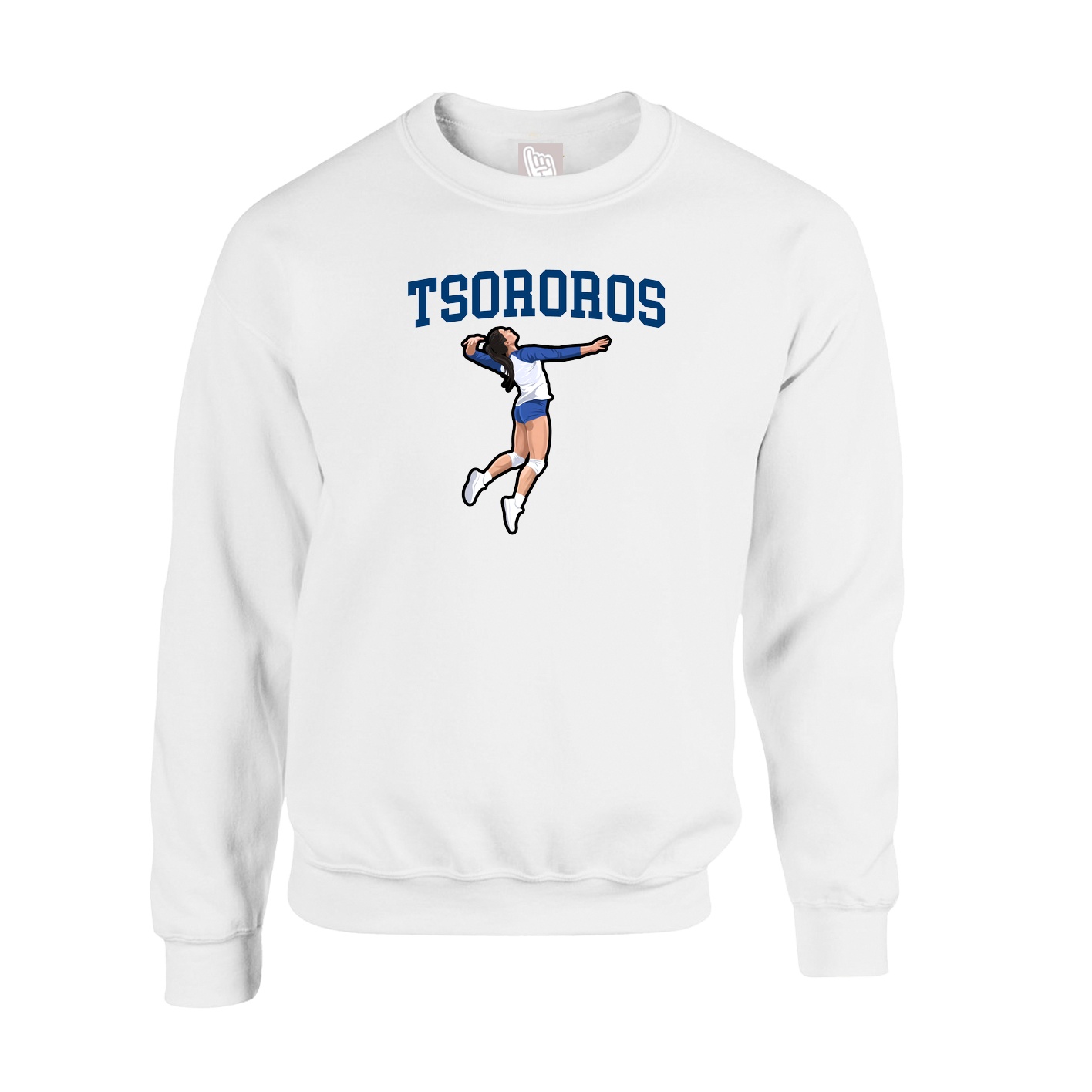Fleece Crew — Shirsey in White