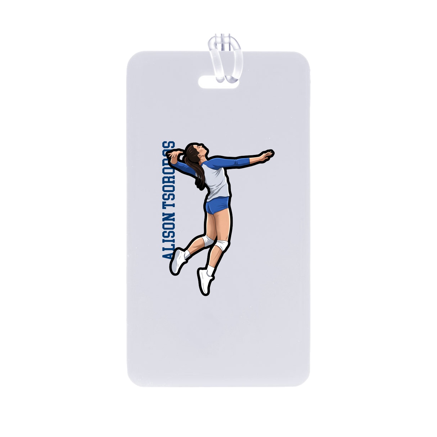 Bag Tag — Name Vertical in Classic