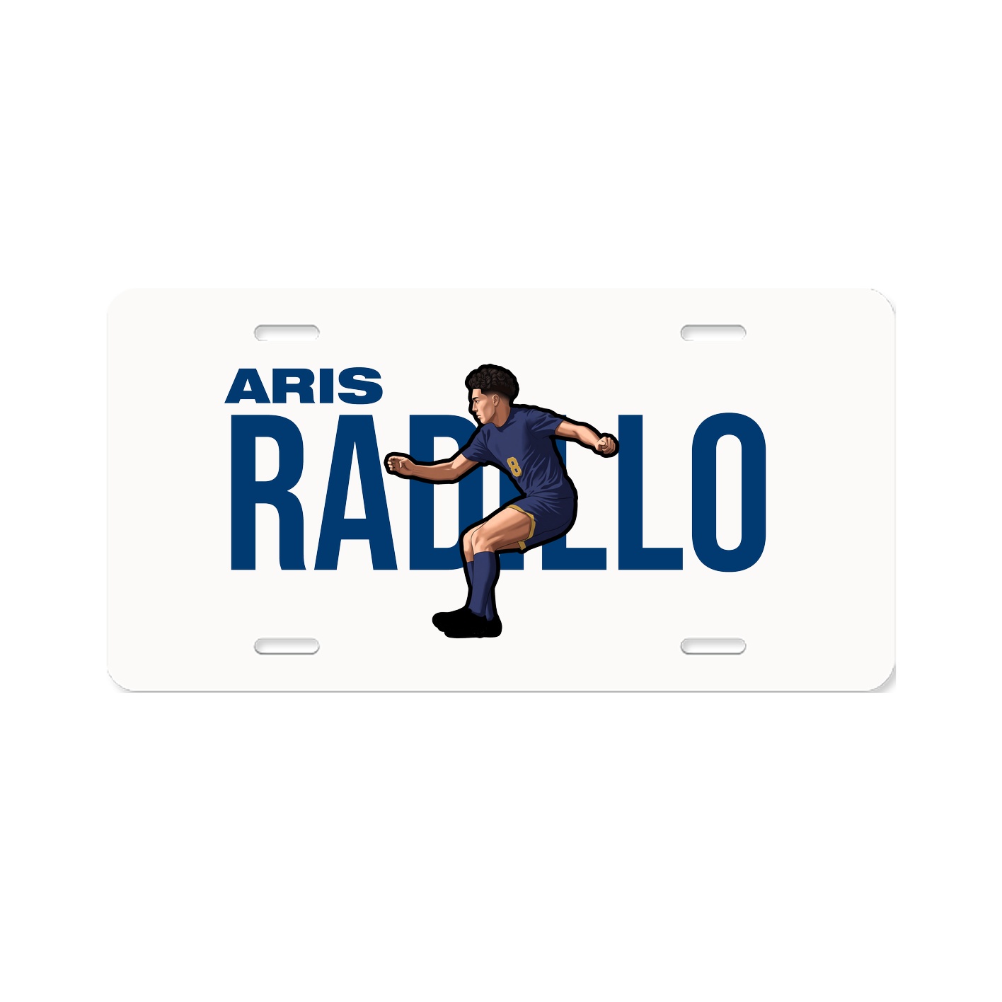 License Plate — Player Name in Classic