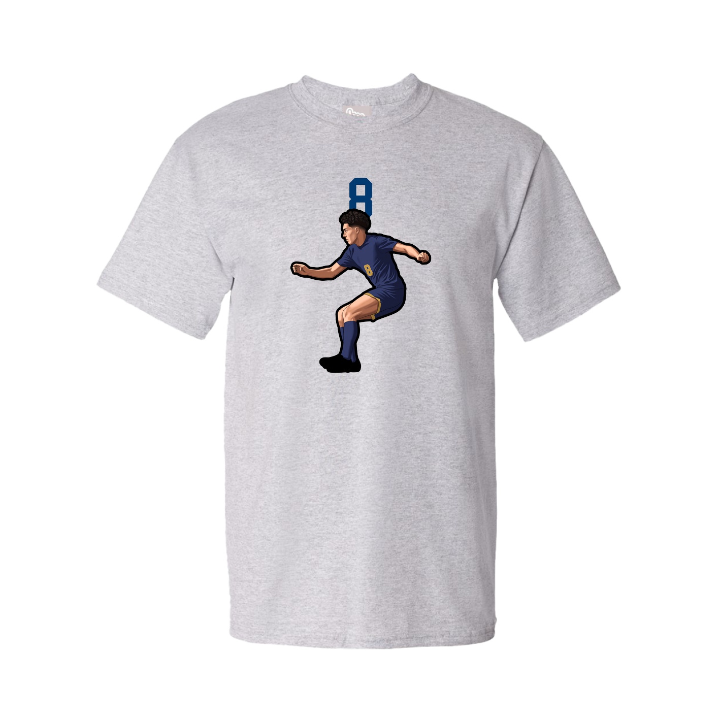 Tee — Number Top in Grey