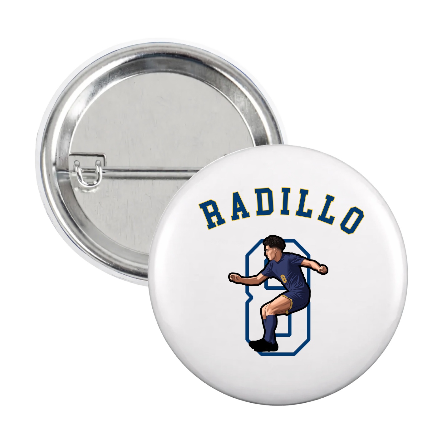 Game Day Button — Shirsey Arch in White