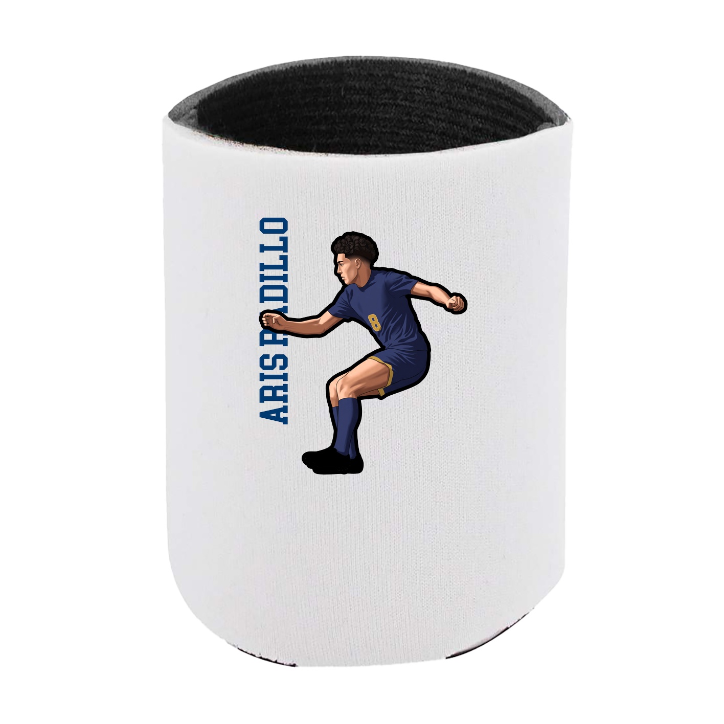 Can Holder — Name Vertical in White