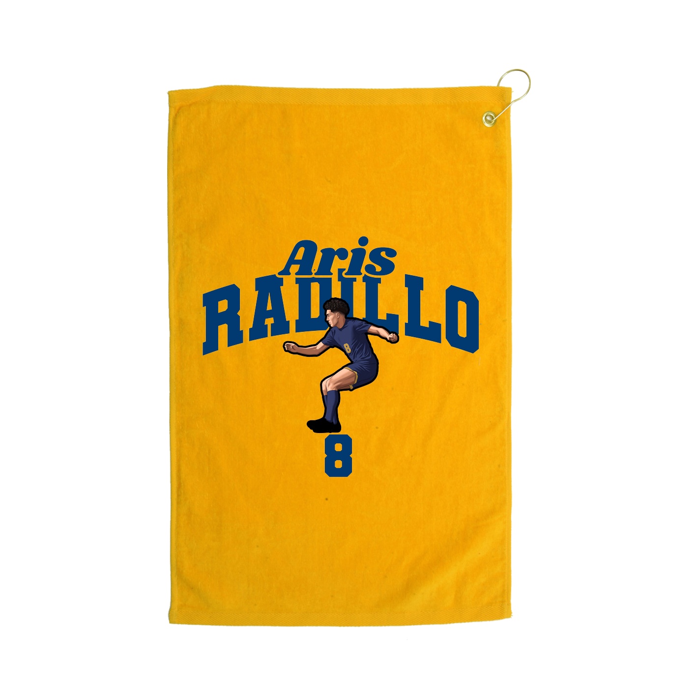 Golf Towel — Signature Arch in Gold