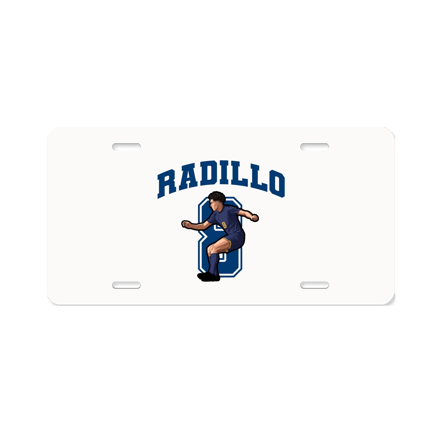 License Plate — Number in Classic