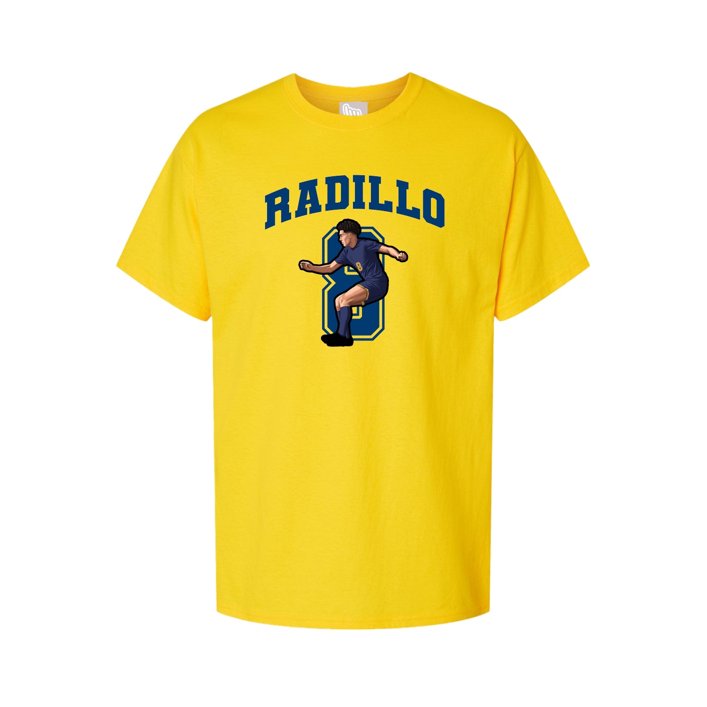Youth Tee — Number in Gold