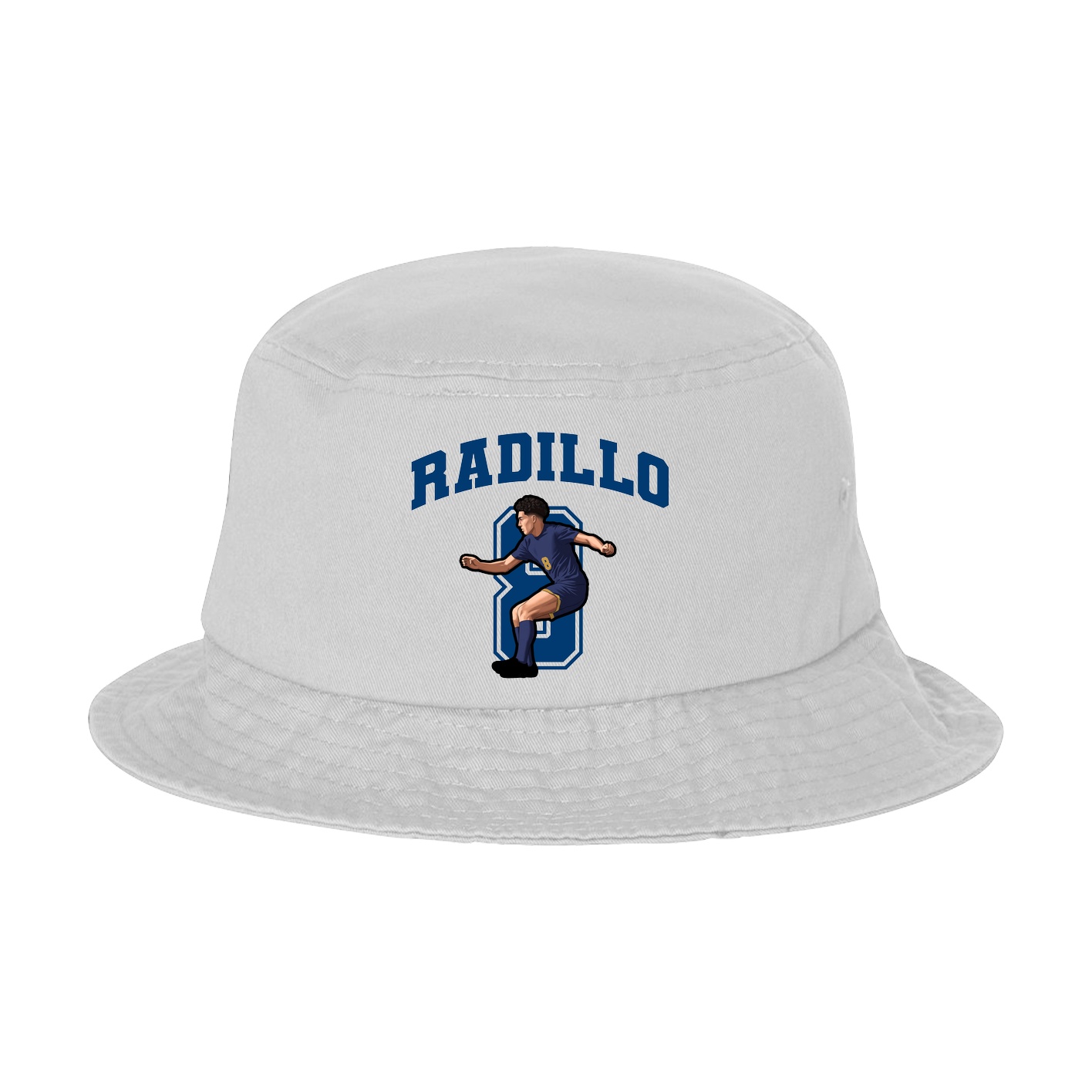 Bucket Cap — Number in White