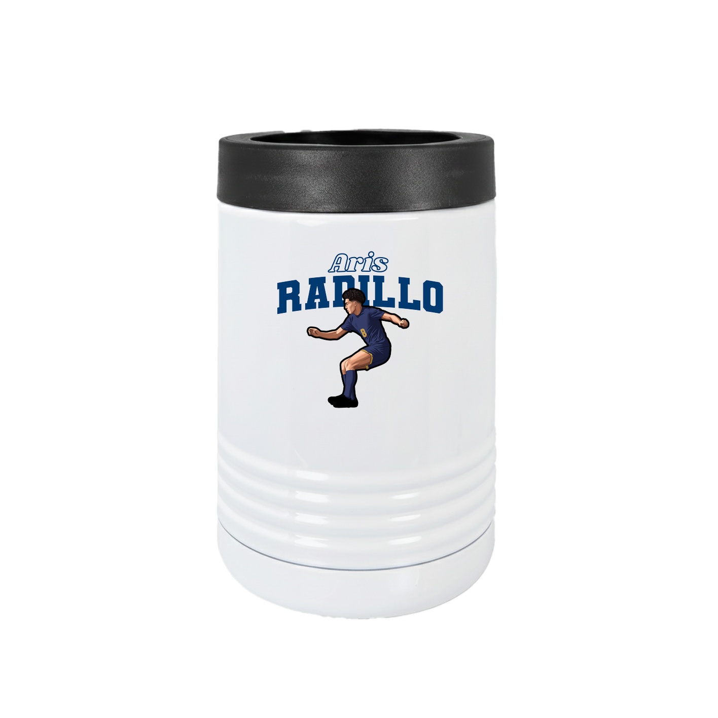 Beverage Holder — Name Arch in White