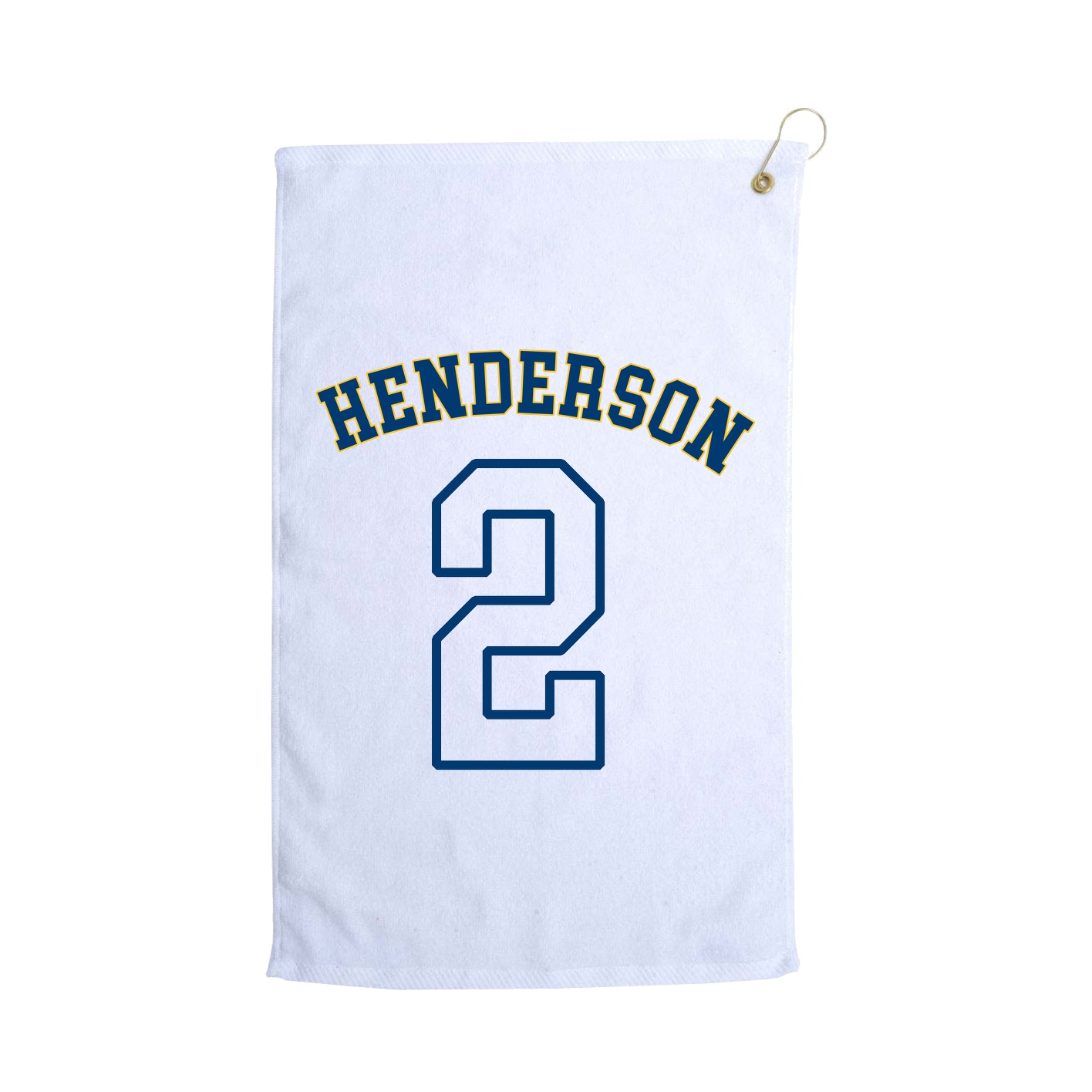 Golf Towel — Shirsey Arch in White