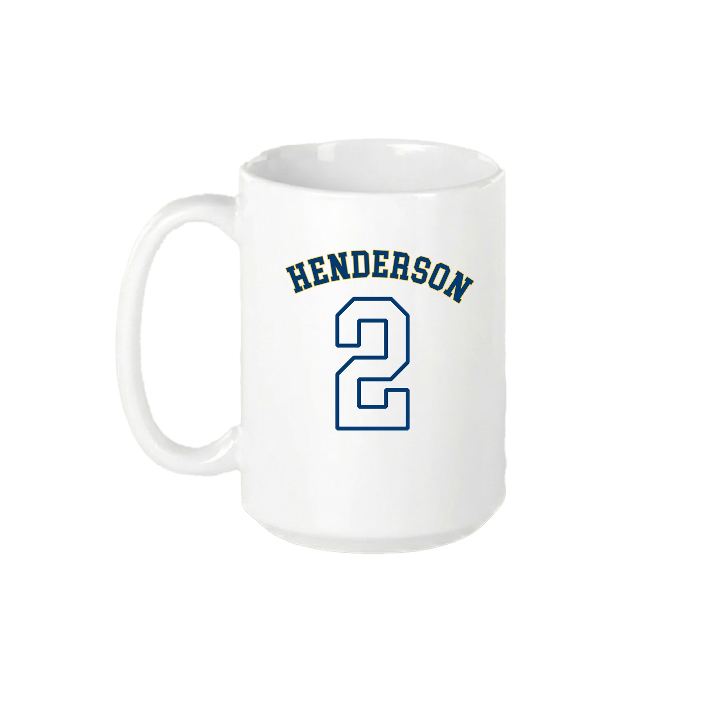 15oz Coffee Mug — Shirsey Arch in White