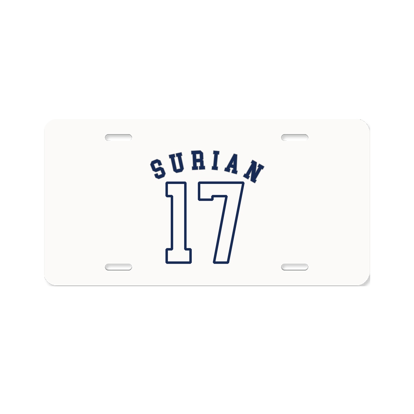 License Plate — Shirsey Arch in Classic