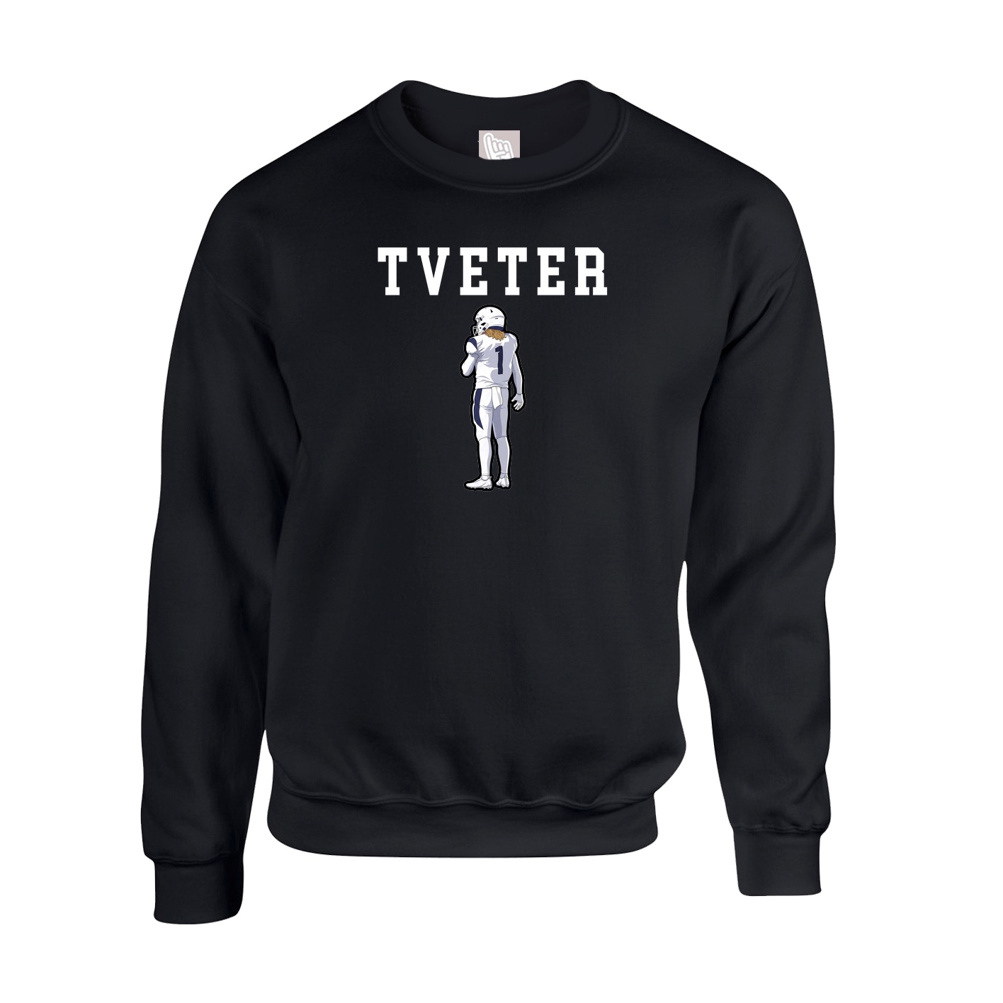 Fleece Crew — Shirsey in Black